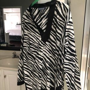 Jones New York tunic/beach cover-up Sz 2x